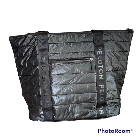 Peloton Bags Peloton Puffer Tote Bag Black Nwot Poshmark